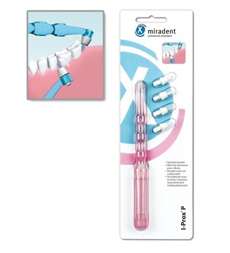 ידית וסט מברשות בין שיניות I-Prox P