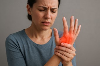 כאבים במפרק כף היד